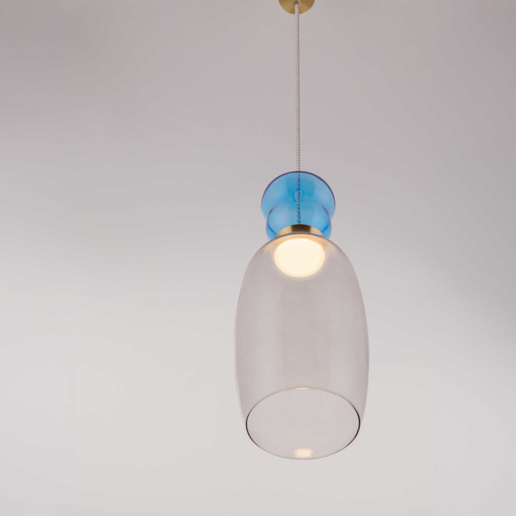 Nova Luce Pluma LED skleněné závěsné svítidlo