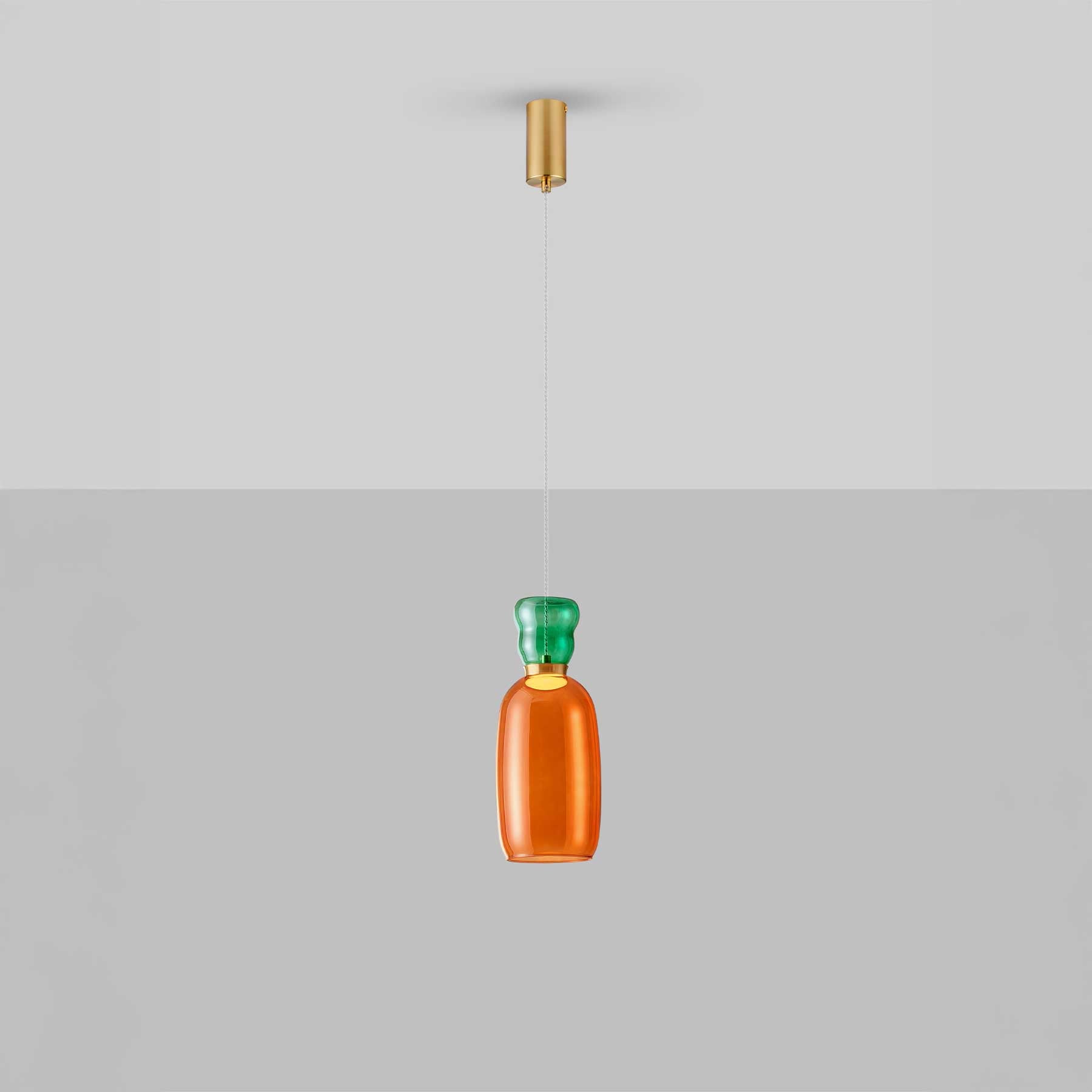 Nova Luce Pluma LED skleněné závěsné svítidlo