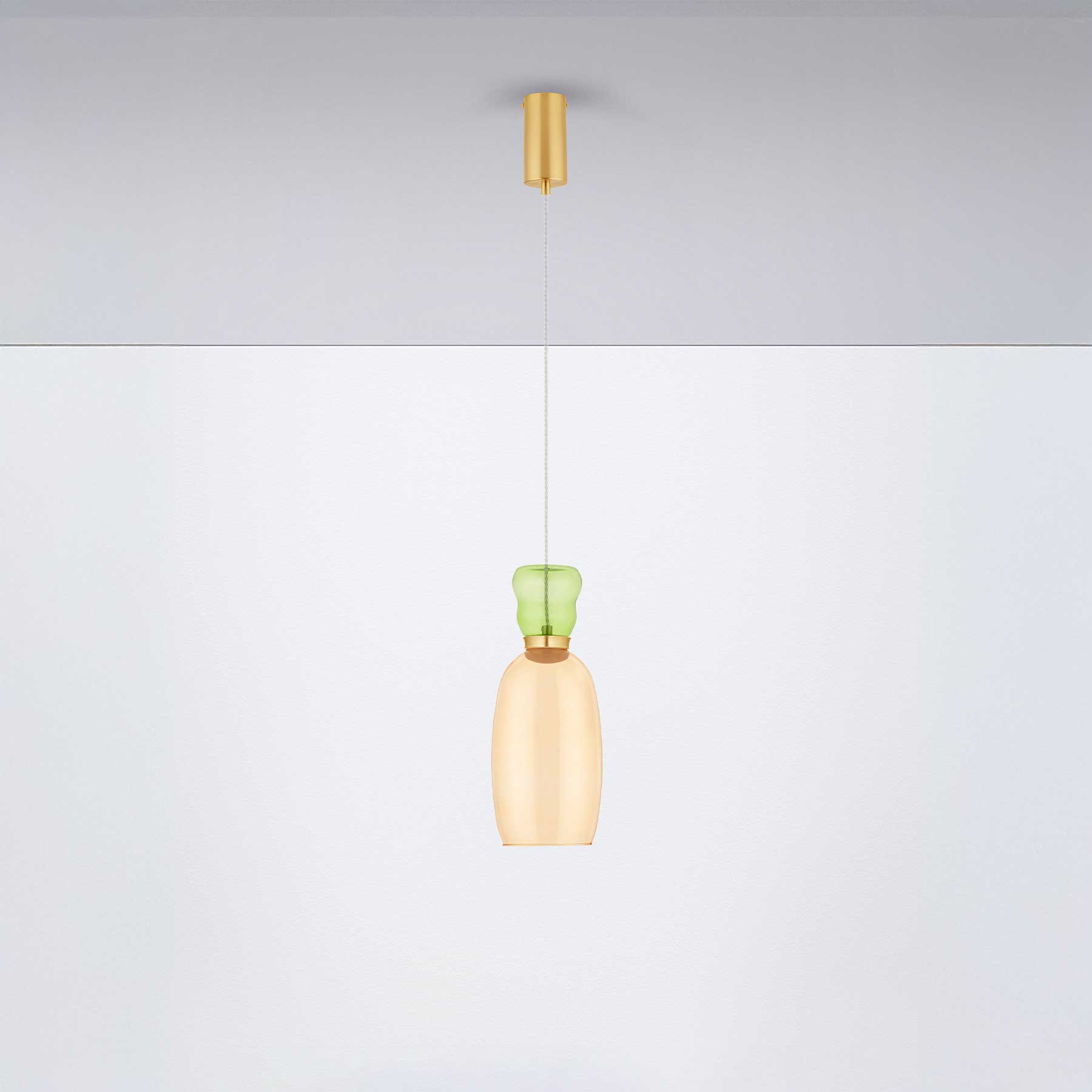 Nova Luce Pluma LED skleněné závěsné svítidlo