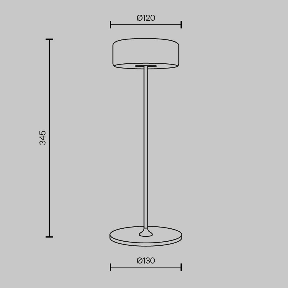 Maytoni AI Collaboration LED tragbare Tischlampe
