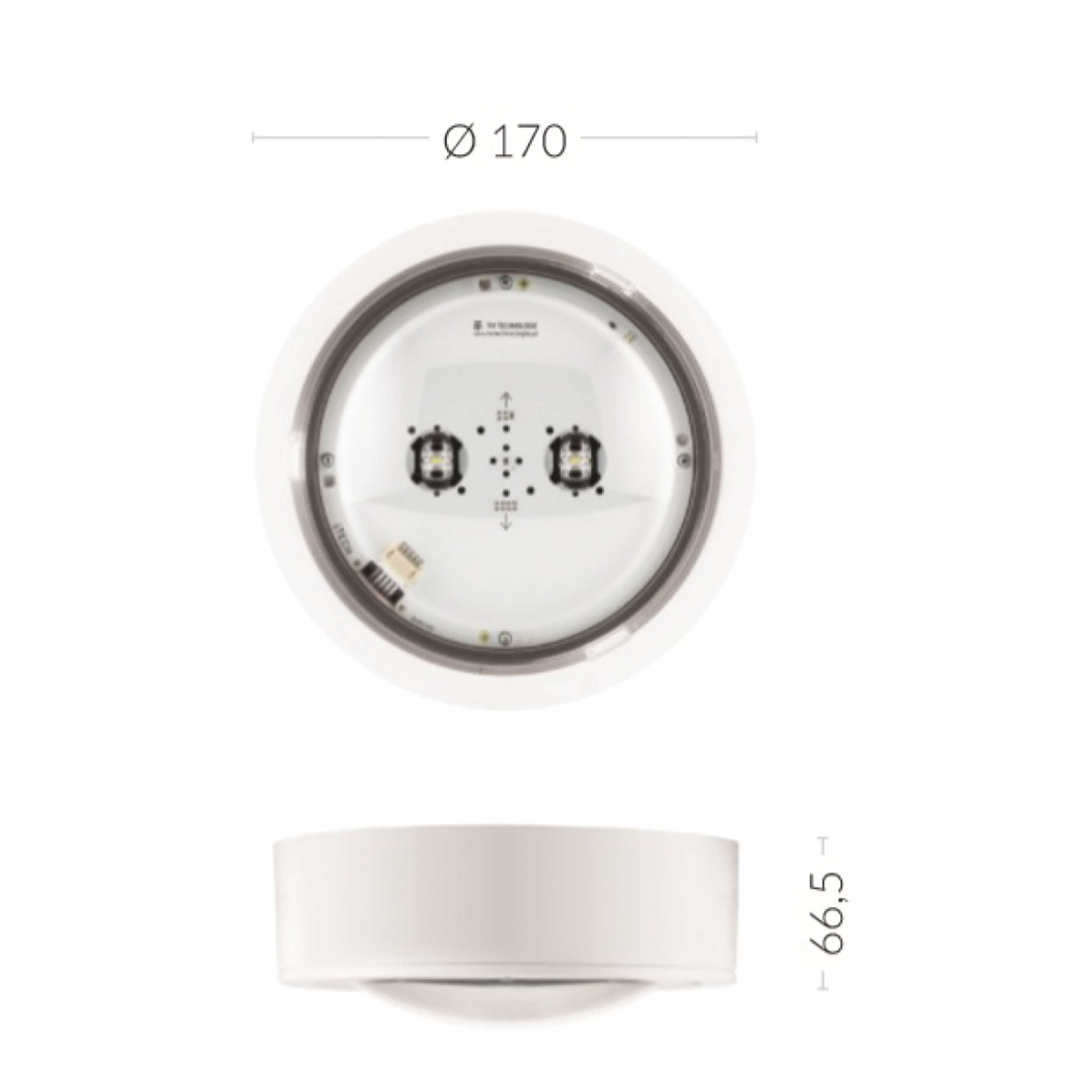 TM.ITECH M5 105 M W Anti-Panik-Notbeleuchtung IP65