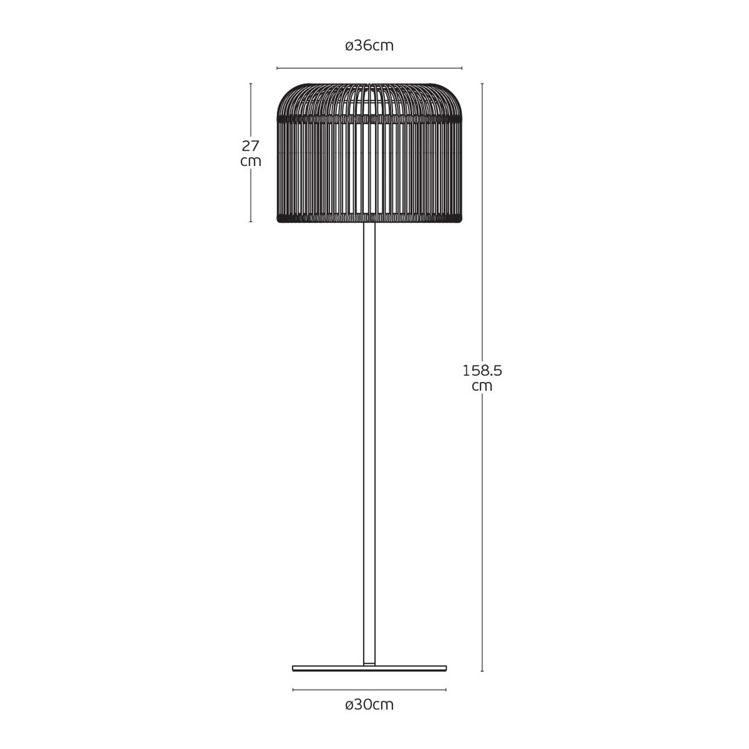 VK Light Keli E27 Stehleuchte Außen IP44