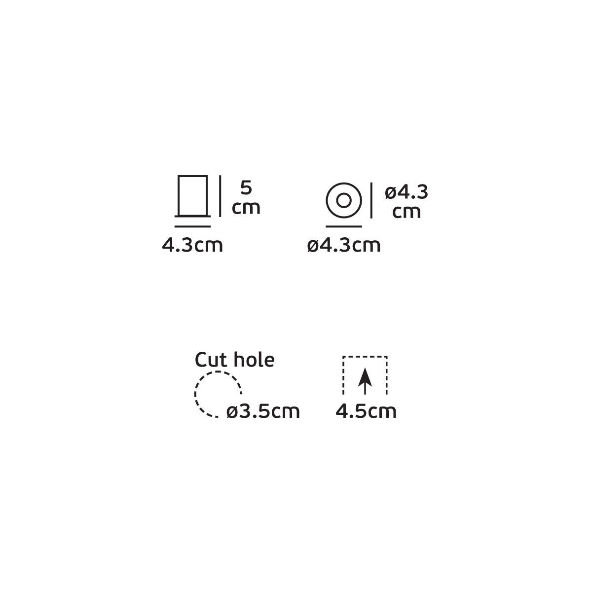 VK Light Bloc Zoom LED verstellbare Einbauleuchte 15°–24°