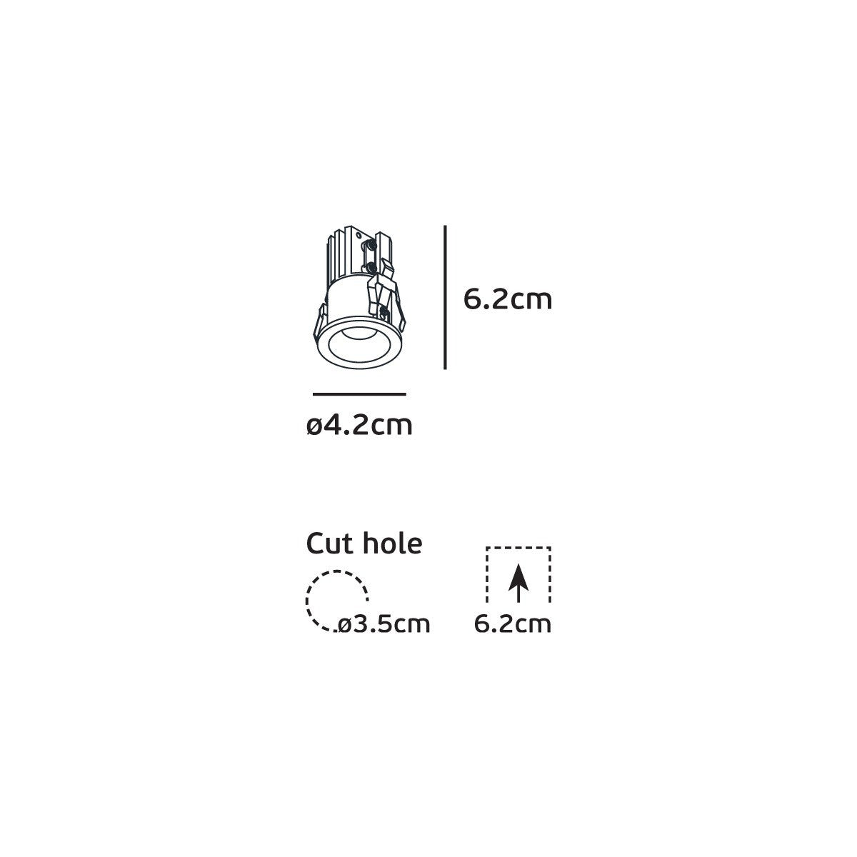 VK Light Lio LED-Einbauleuchte im Miniaturformat
