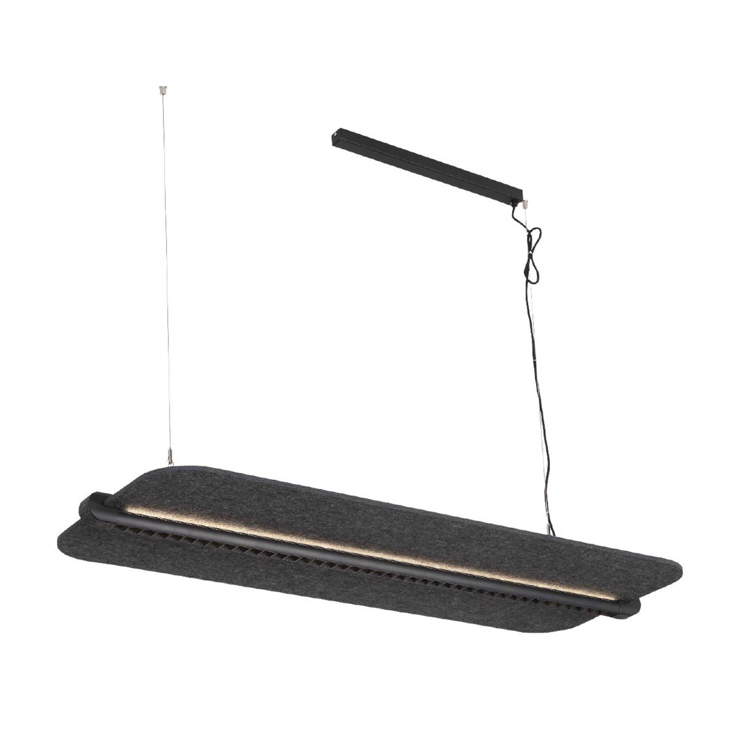 VK Light Mute L LED hängende Akustikleuchte horizontal
