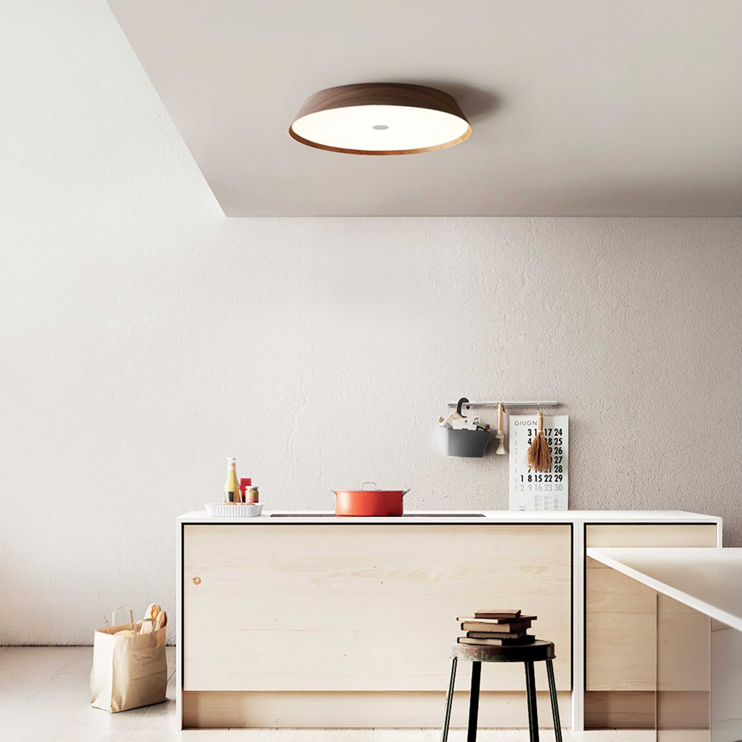 VK Light Woody LED Deckenleuchte aus Holz