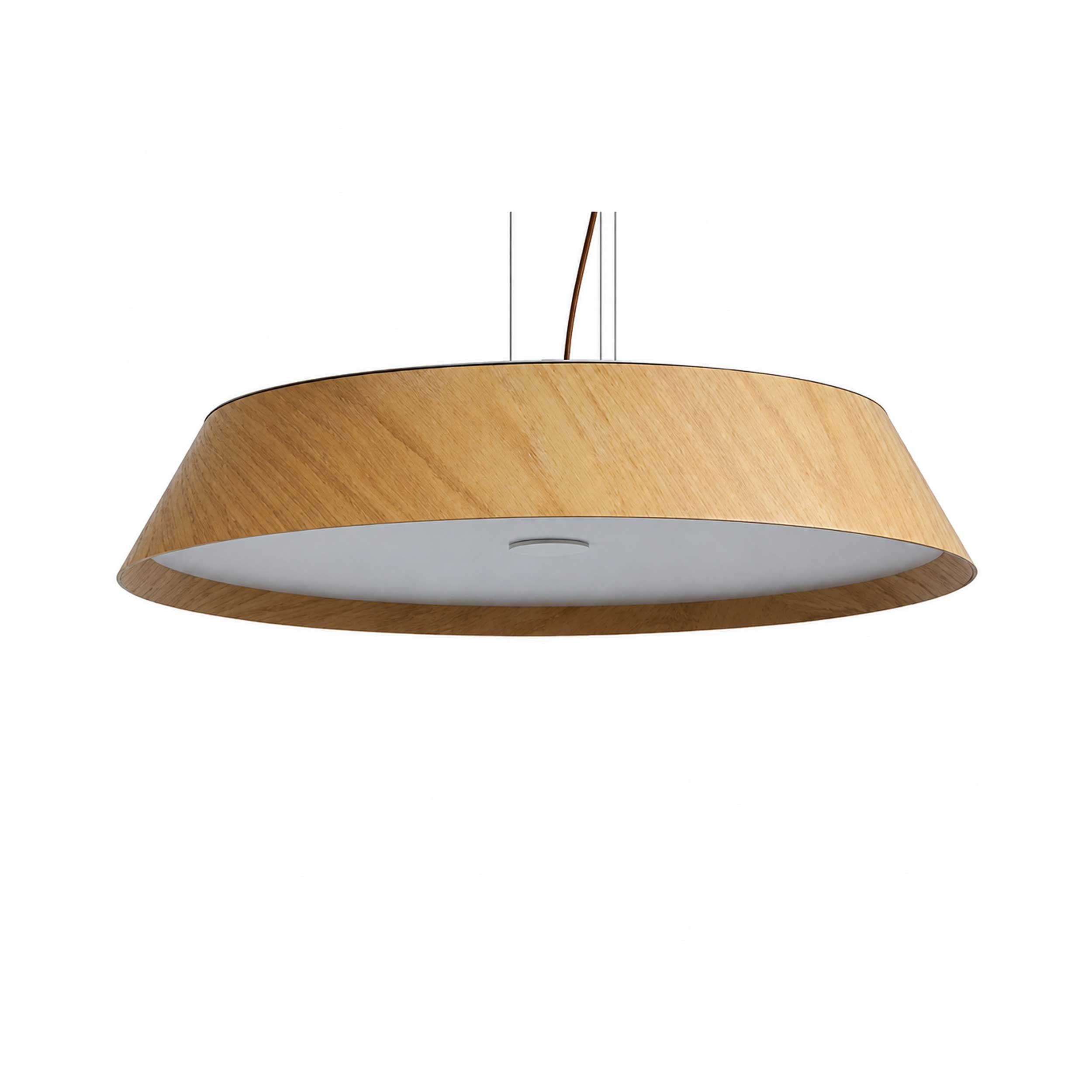 VK Light Woody LED runde Hängeleuchte aus Holz