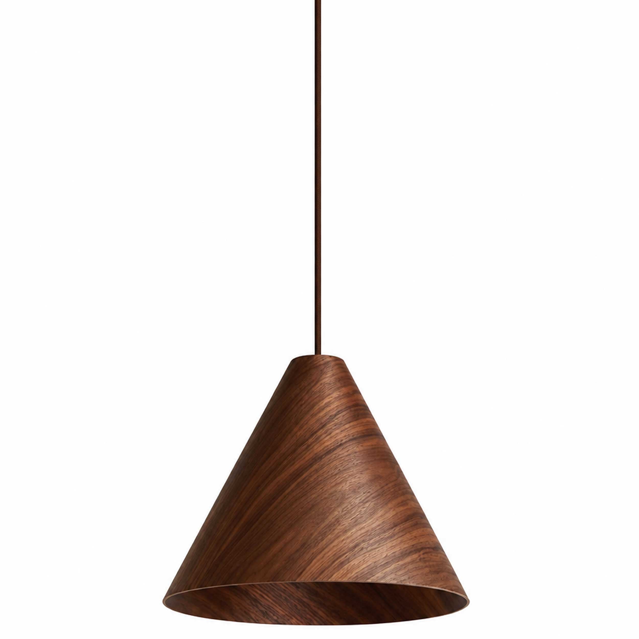VK Light Woody E27 Hängeleuchte aus Holz