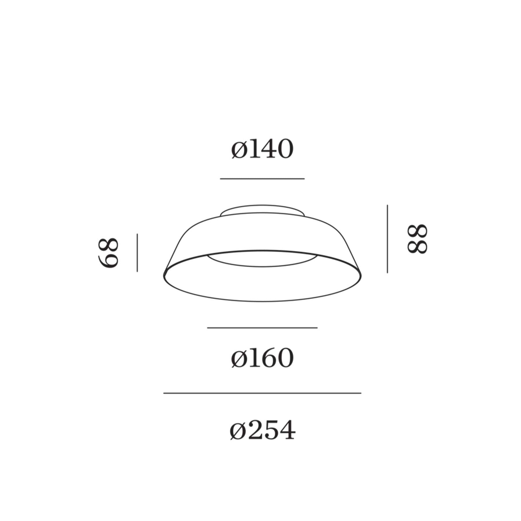 Wever and Ducré TOWNA přisazené svítidlo IP44 černá