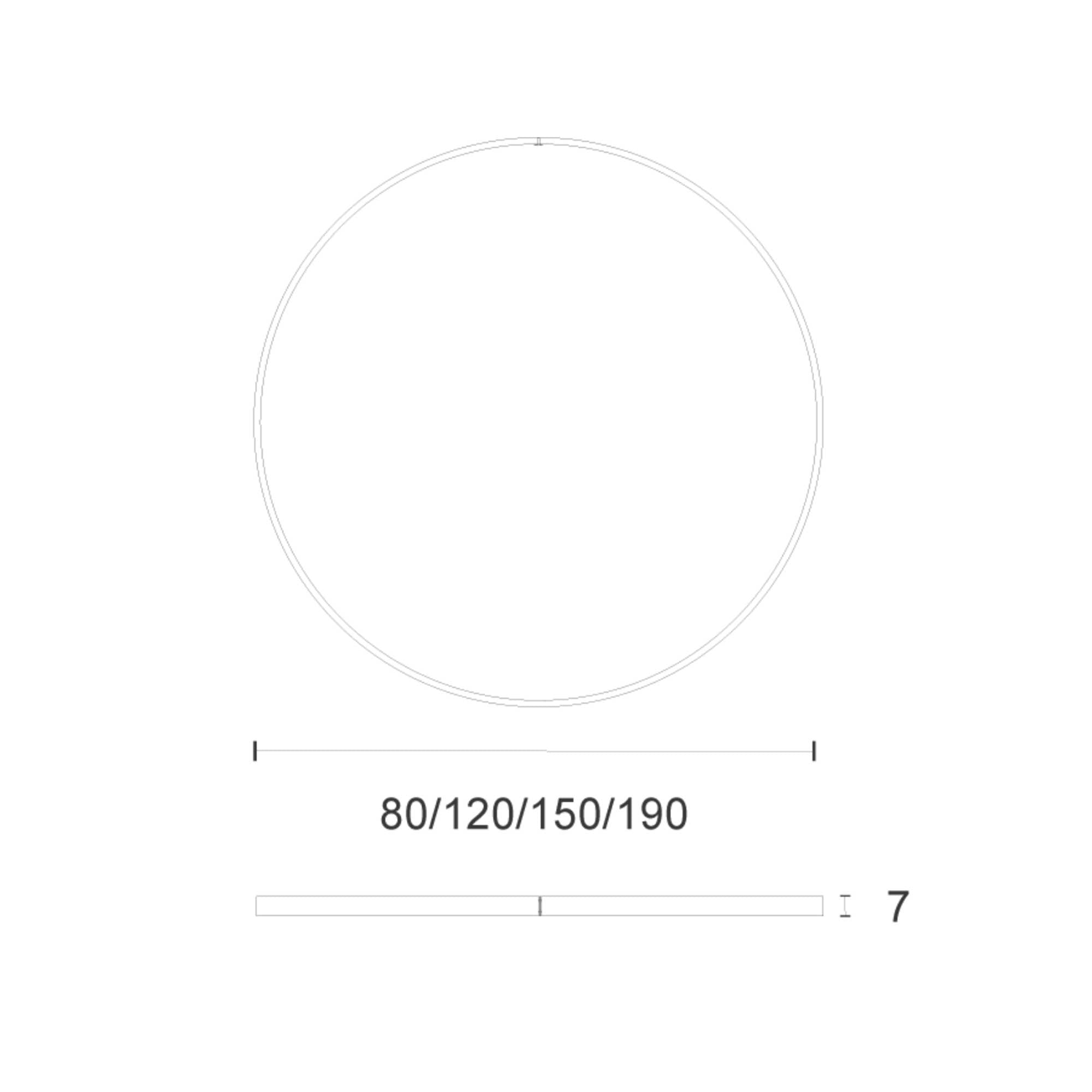 Zava Siom LED závěsné kruhové svítidlo