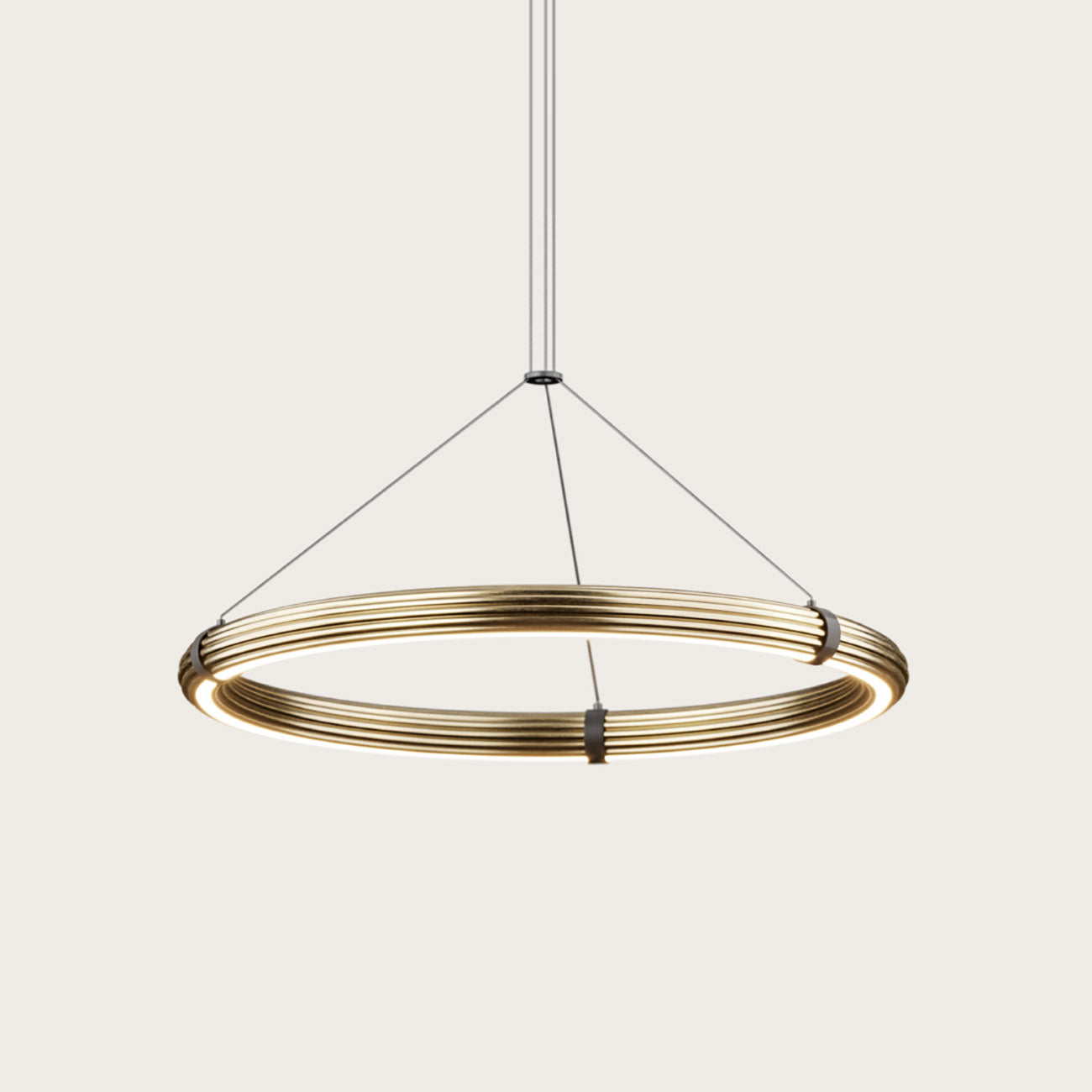 Aromas Elli LED závěsné kruhové svítidlo stmívatelné