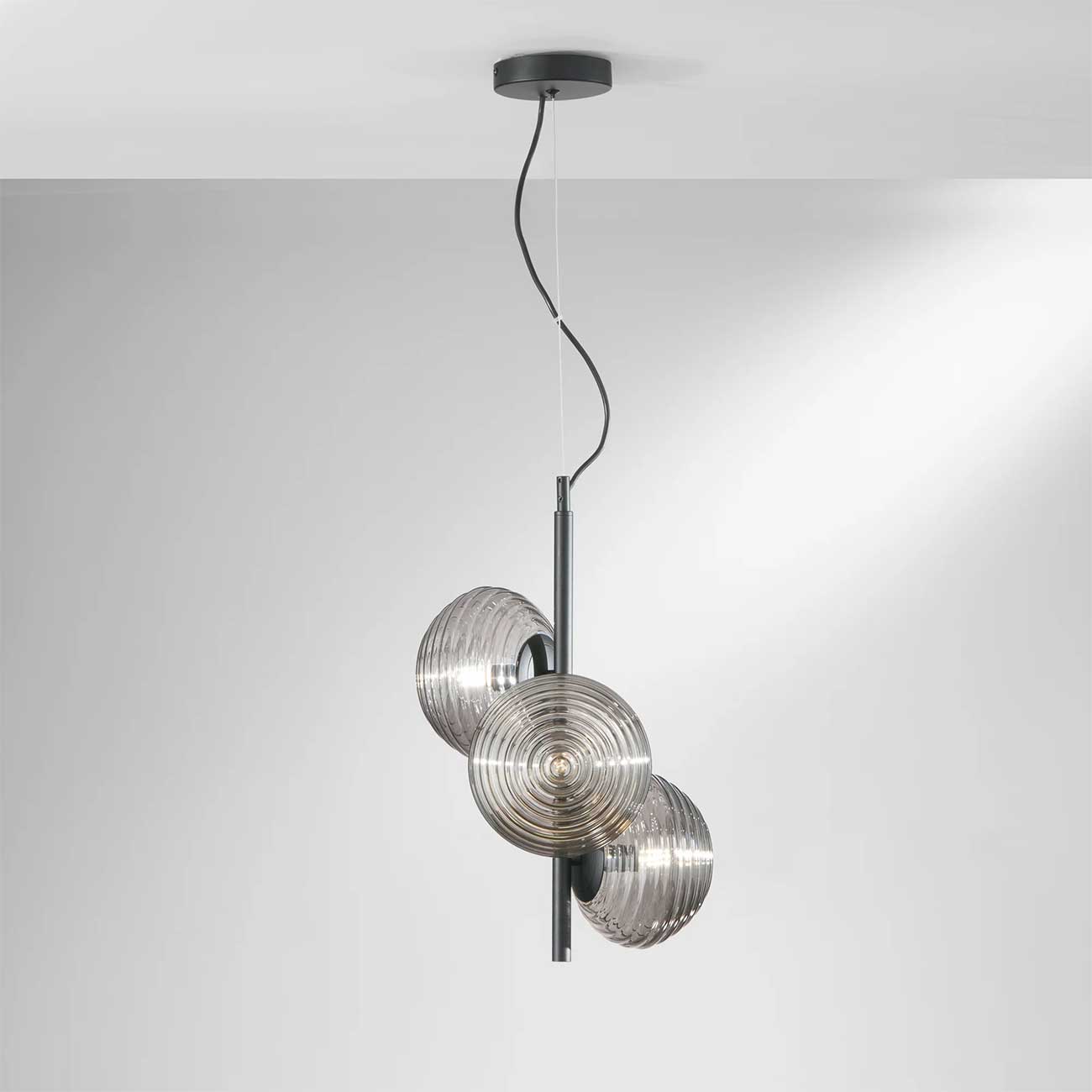 Faneurope Ripple LED závěsné skleněné svítidlo