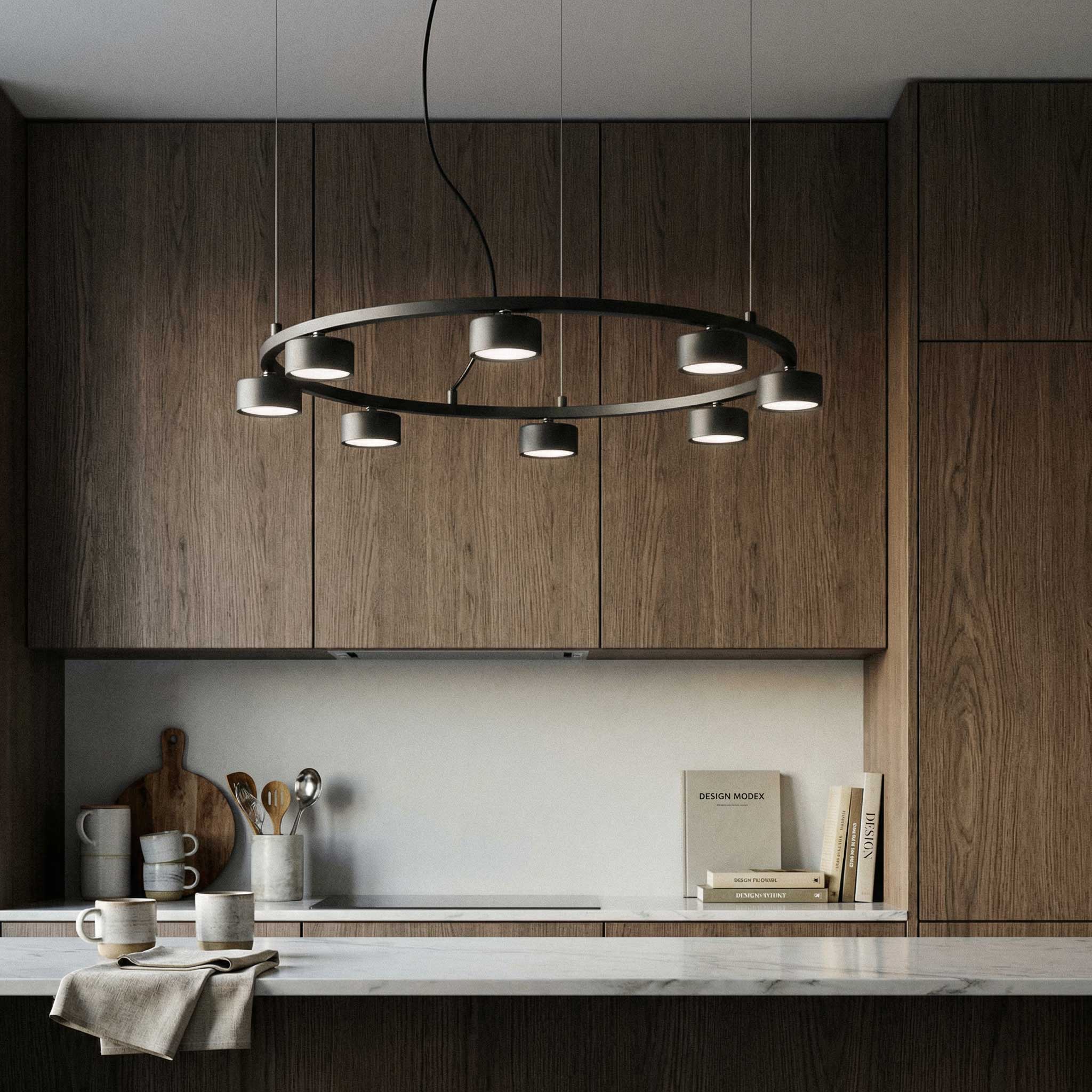 Ideal lux Minor GX53 runde Pendelleuchte