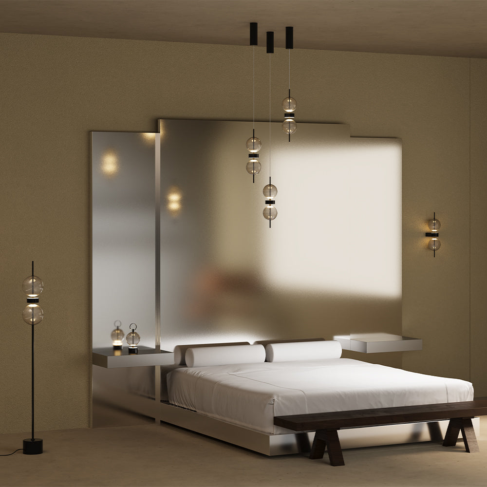 Maytoni Double Moon LED tragbare Tischlampe