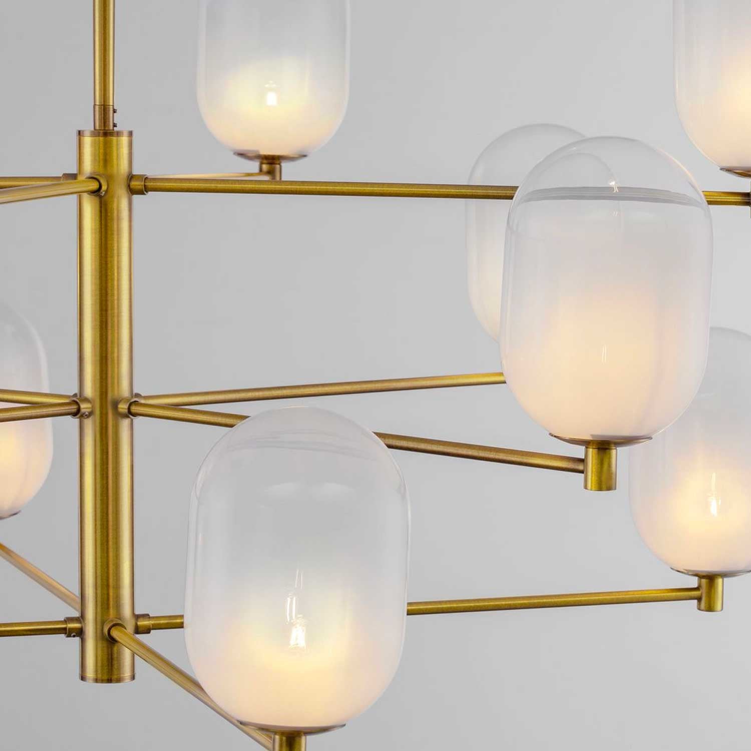 Nova Luce Balor G9 skleněný závěsný lustr