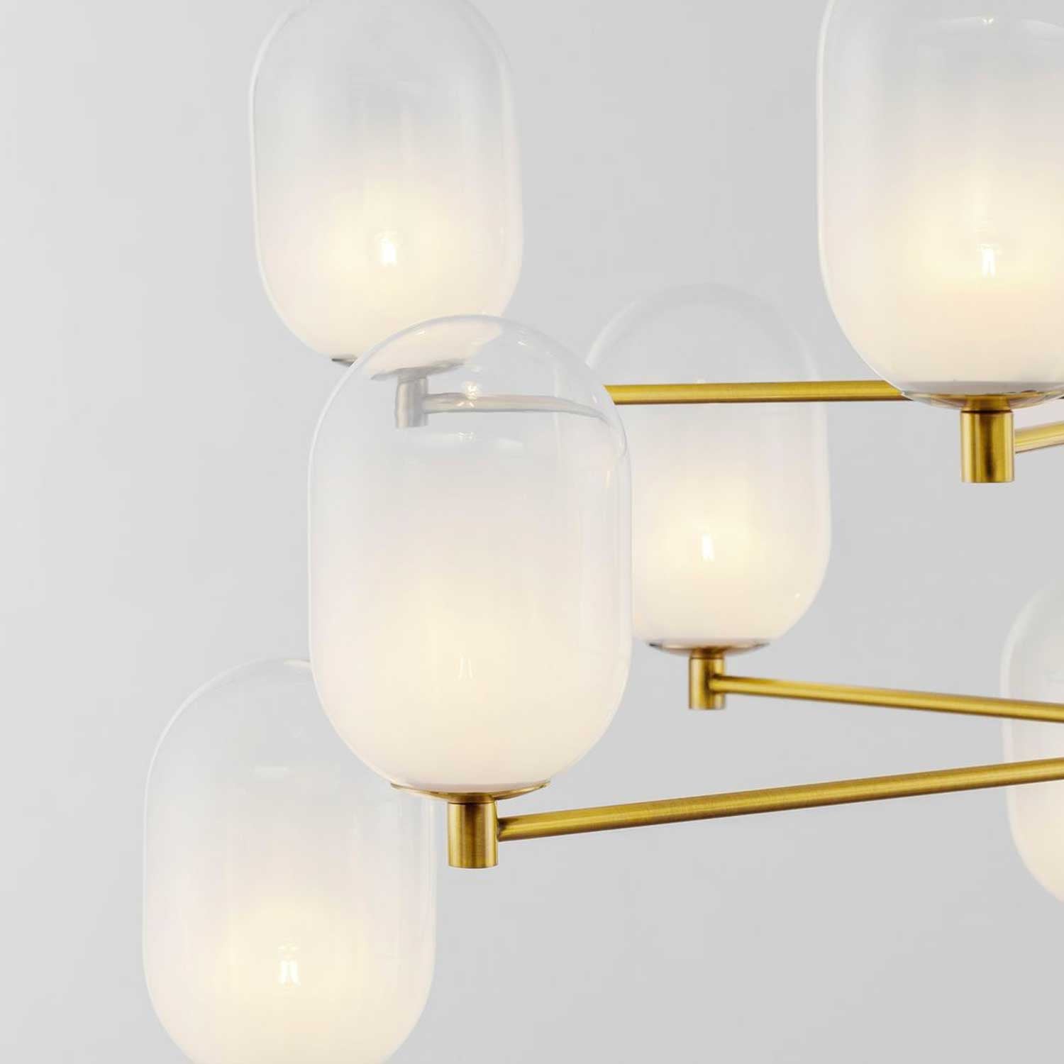 Nova Luce Balor G9 skleněný závěsný lustr