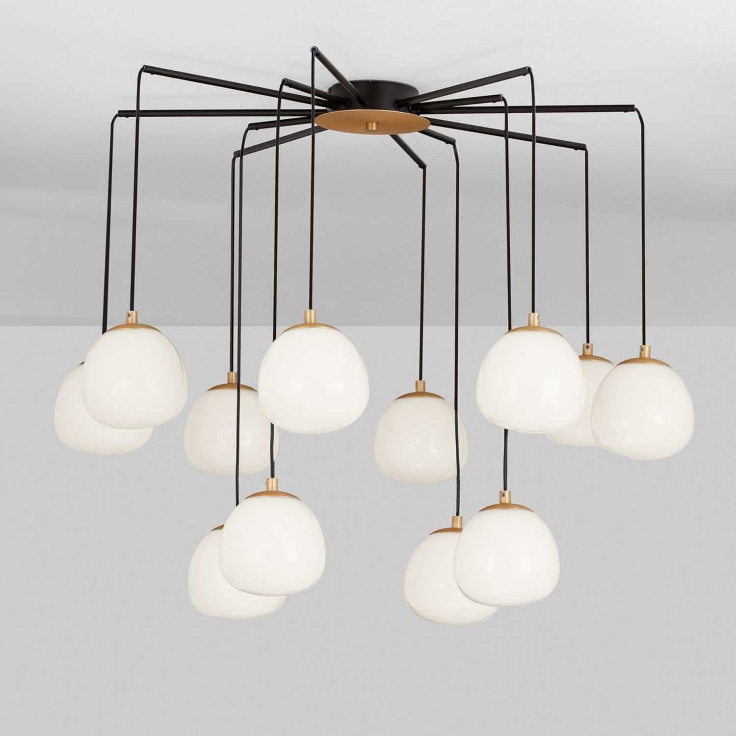 Nova Luce The Egg G9 skleněné závěsné svítidlo