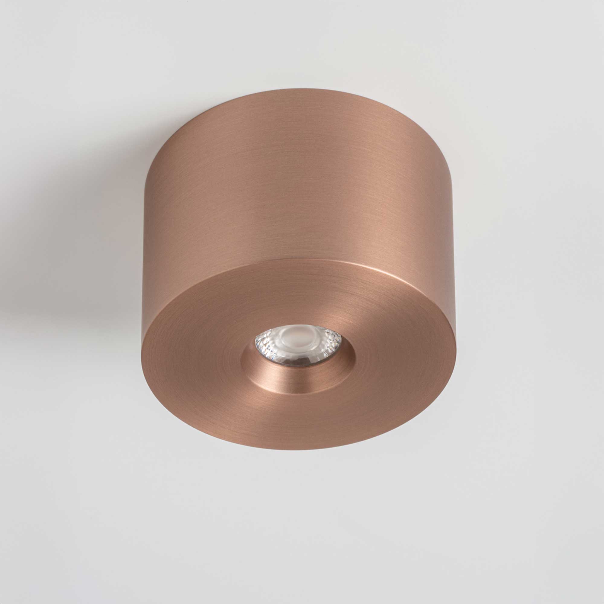 Pebble LED přisazené kovové svítidlo Ra>90 antiglare