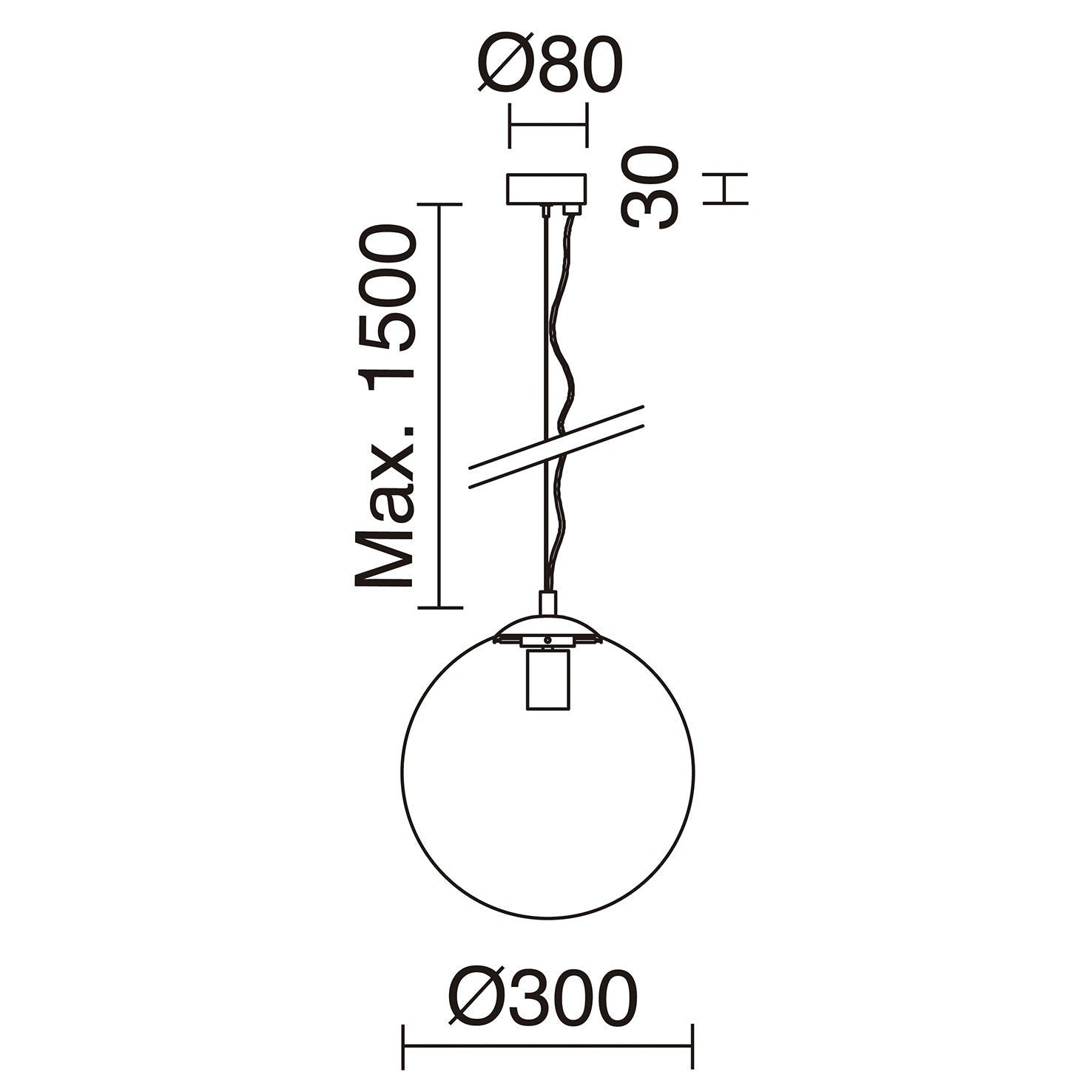 Exo Oxy mat E27 závěsné svítidlo černé