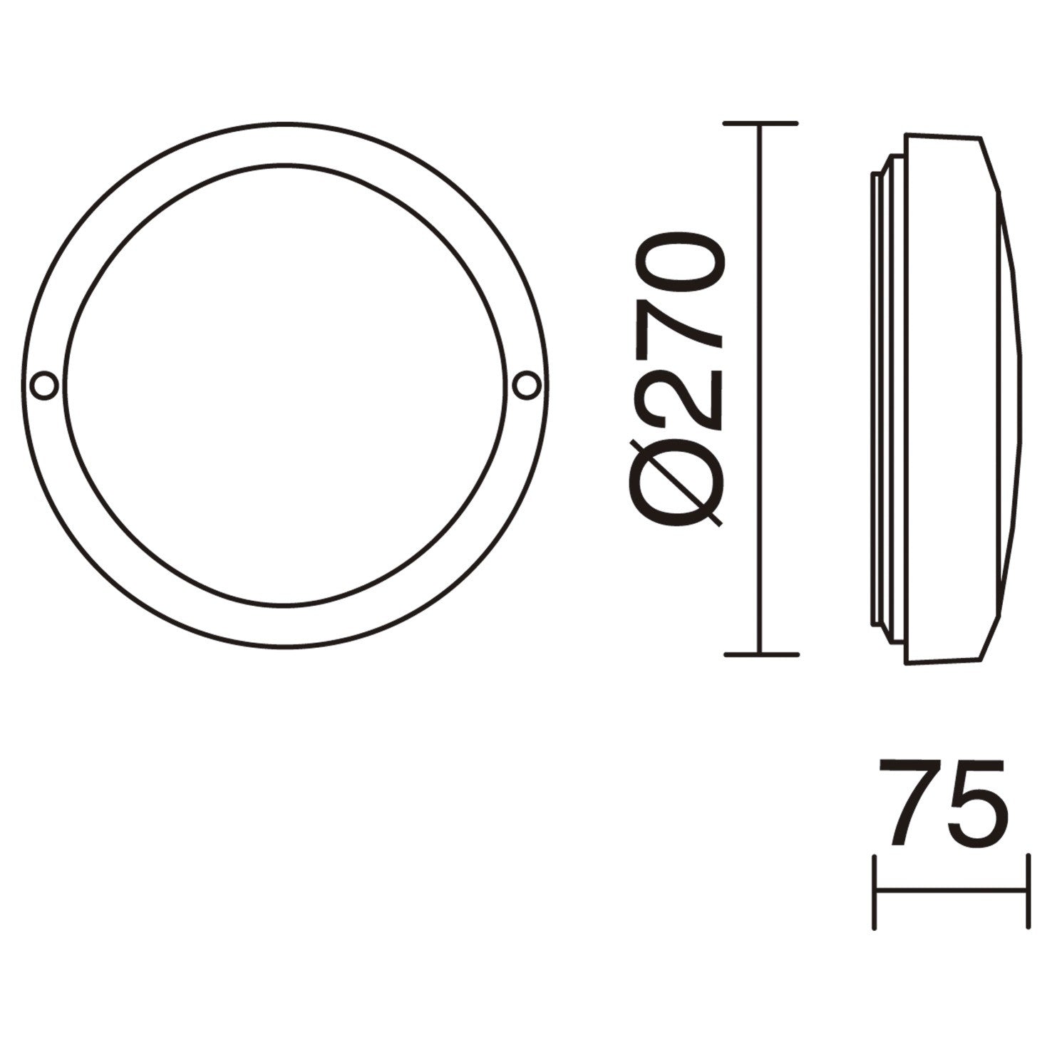 Dopo Pampero E27 přisazené svítidlo šedé