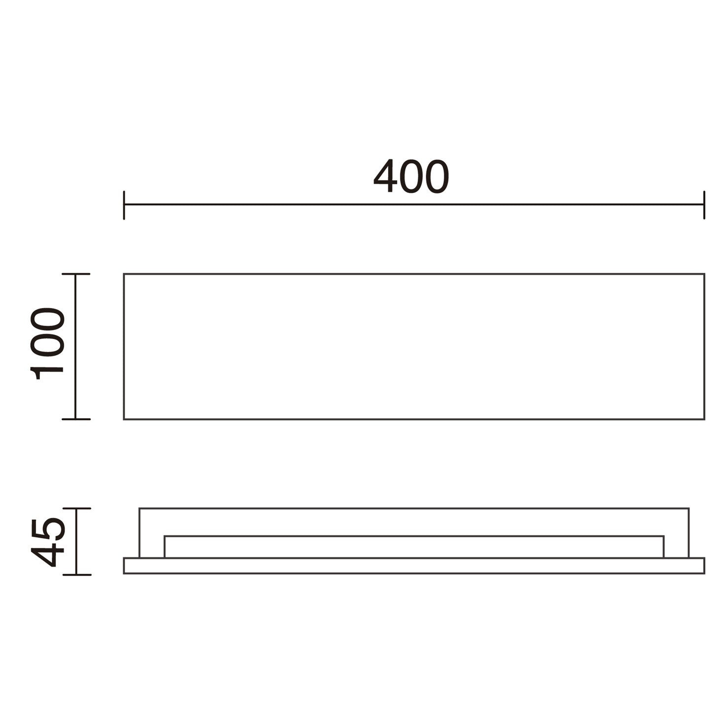 Cristher Stone wall LED přisazené svítidlo antracitové