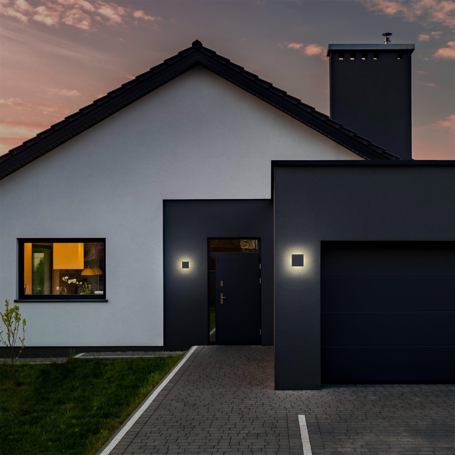 Dopo Frost GX53 přisazené svítidlo bílé