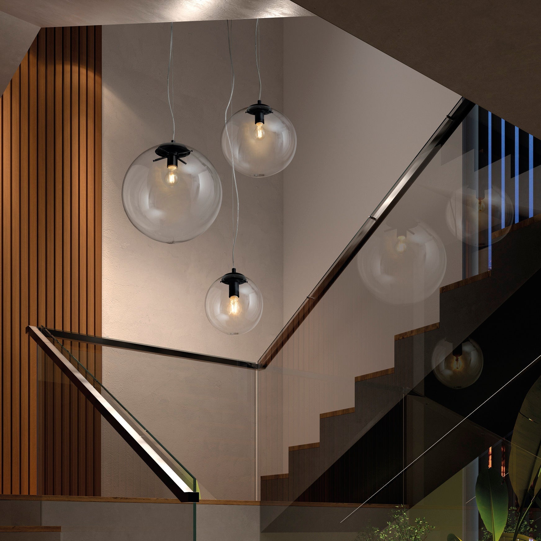 Exo Oxy mat E27 závěsné svítidlo černé