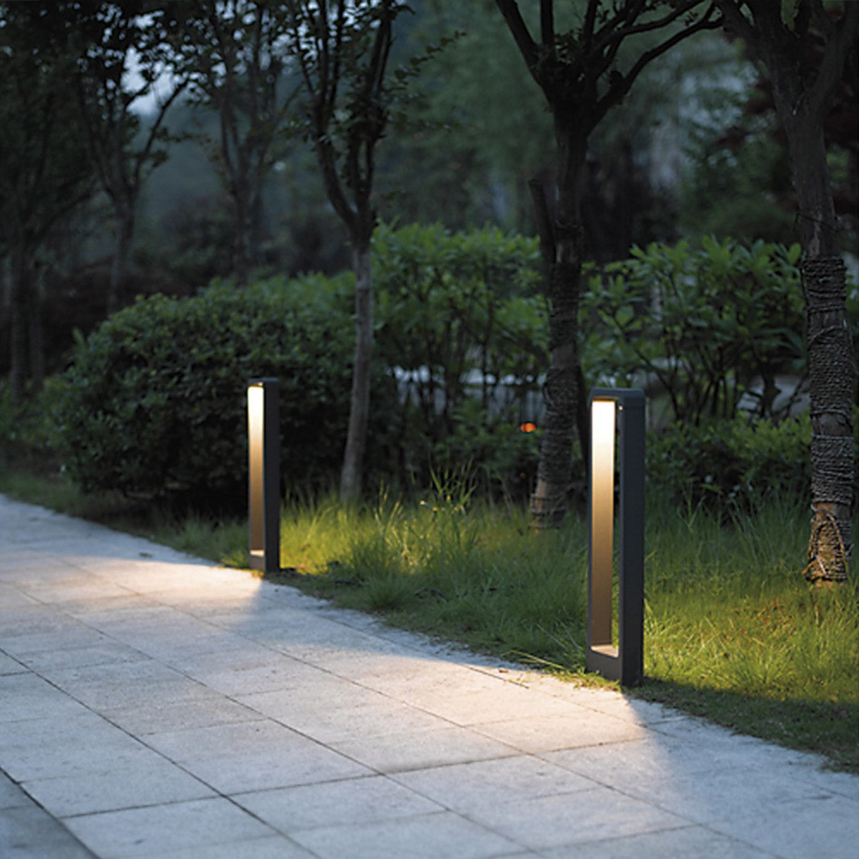 Dopo Sibila LED sloupkové svítidlo bílé