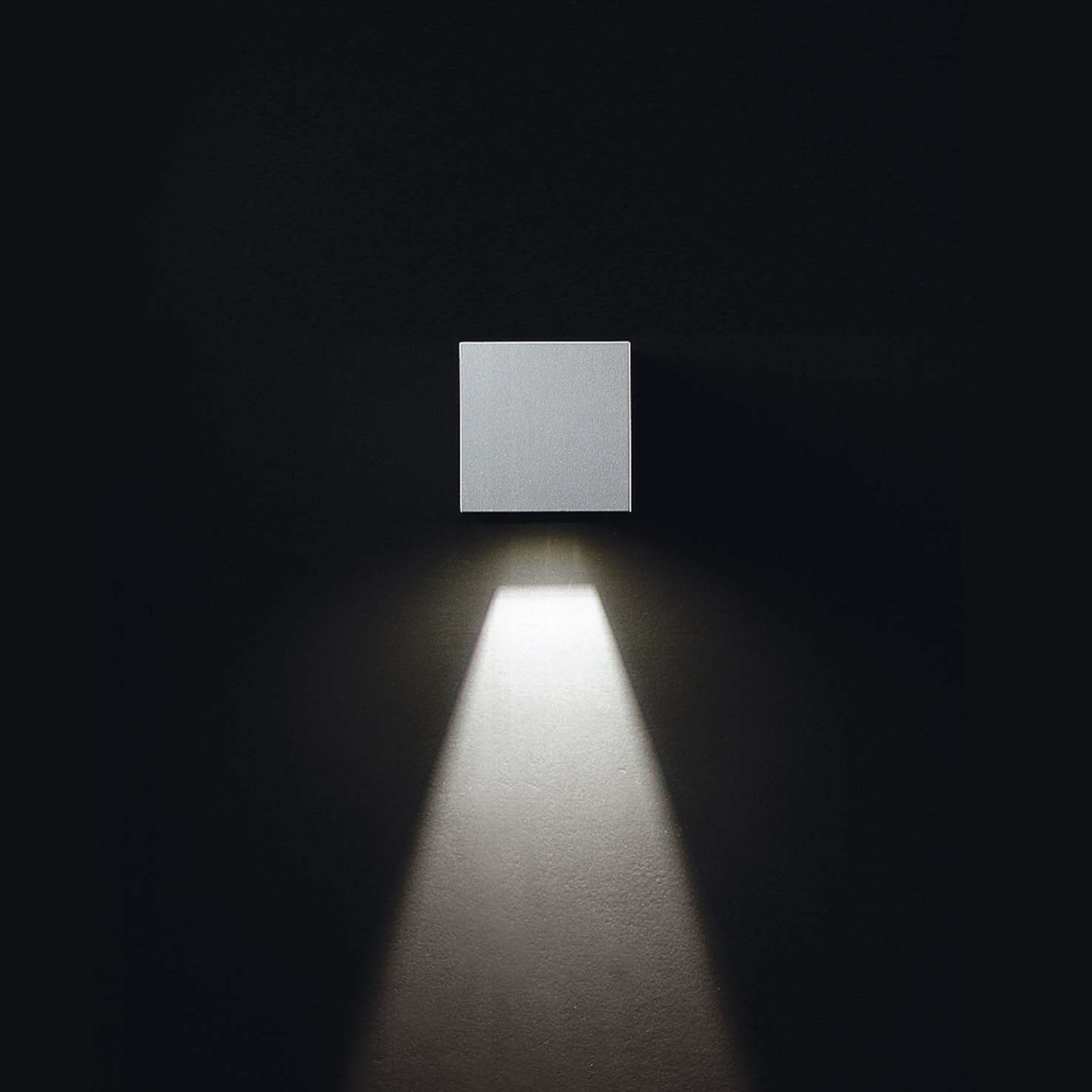 Dopo Isora down LED přisazené svítidlo šedé