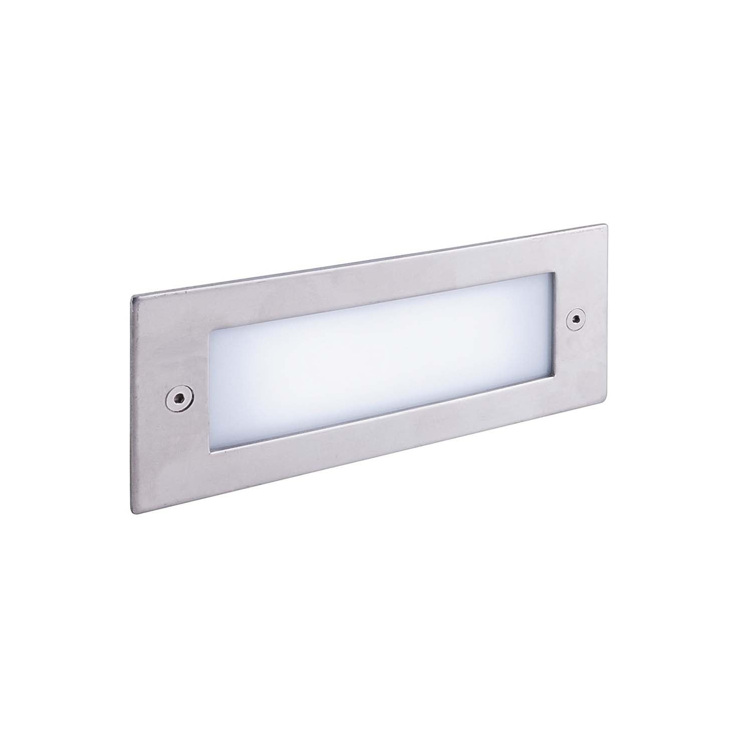 Dopo Barlia LED zápustné svítidlo stříbrné