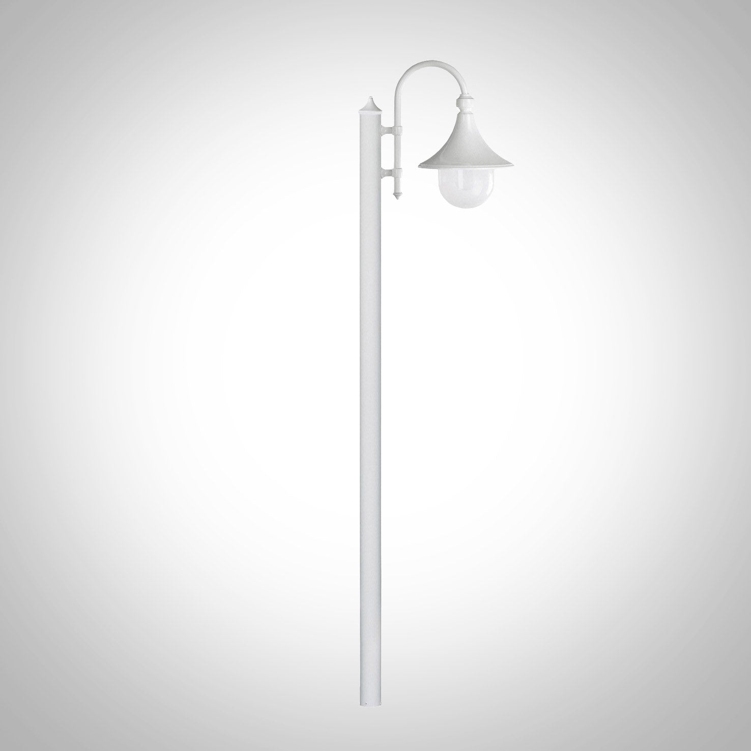Dopo Classical Trom E27 sloupové svítidlo bílé