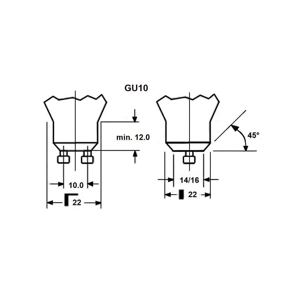 LED žárovka Sylvania Superia RETRO GU10 2700K 6W stmívatelná