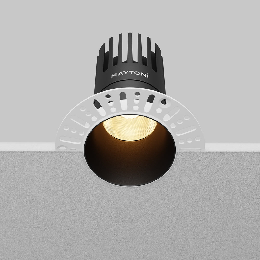Maytoni Downlight Dip LED 50° Einbau-Rundleuchte  schwarz