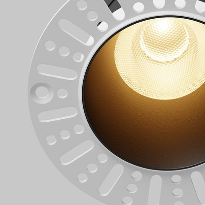 Maytoni Downlight Dip LED 50° Einbau-Rundleuchte  schwarz