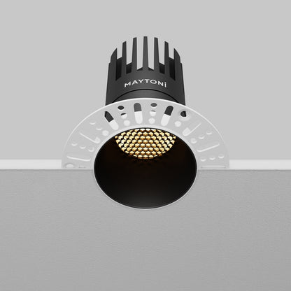 Maytoni Downlight Dip LED 50° Einbau-Rundleuchte  schwarz