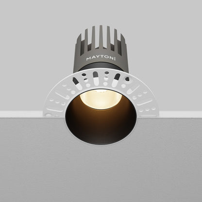 Maytoni Downlight Dip LED 50° Einbau-Rundleuchte  schwarz