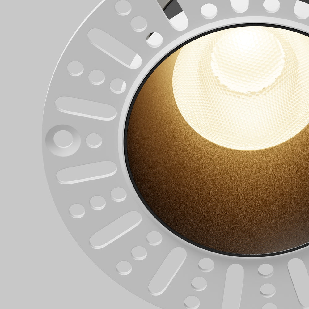 Maytoni Downlight Dip LED 50° Einbau-Rundleuchte  schwarz