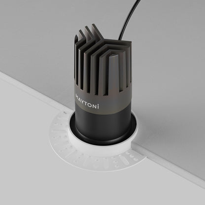 Maytoni Downlight Dip LED 50° Einbau-Rundleuchte  schwarz