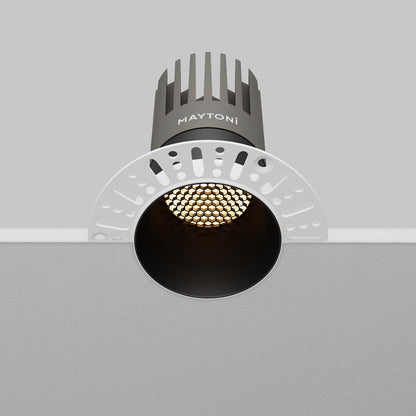 Maytoni Downlight Dip LED 50° Einbau-Rundleuchte  schwarz