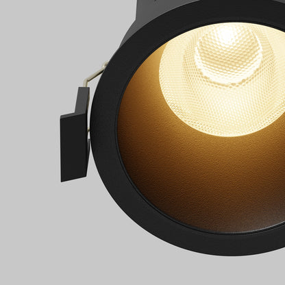 Maytoni Downlight Dip LED 50° Einbau-Rundleuchte  schwarz