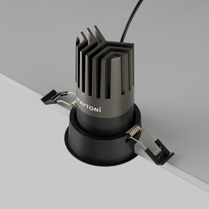 Maytoni Downlight Dip LED 50° Einbau-Rundleuchte  schwarz