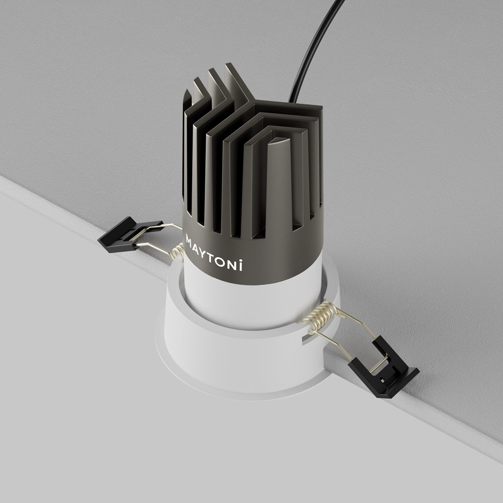 Maytoni Downlight Dip LED 50° Einbau-Rundleuchte  weiß