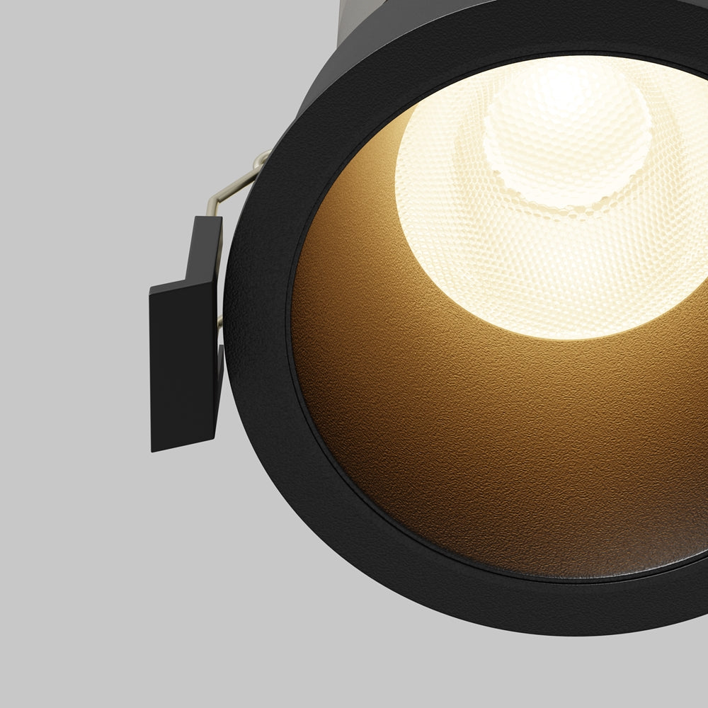 Maytoni Downlight Dip LED 50° Einbau-Rundleuchte  schwarz