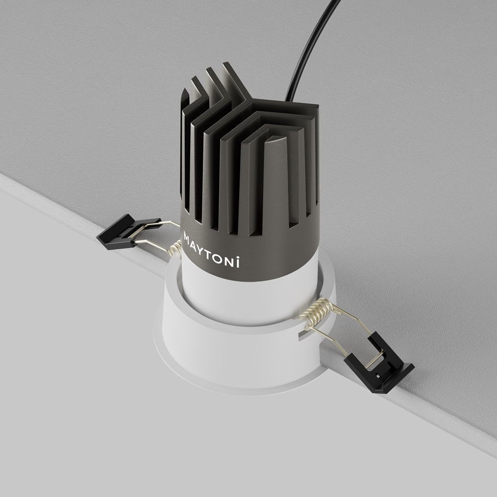 Maytoni Downlight Dip LED 50° Einbau-Rundleuchte  weiß