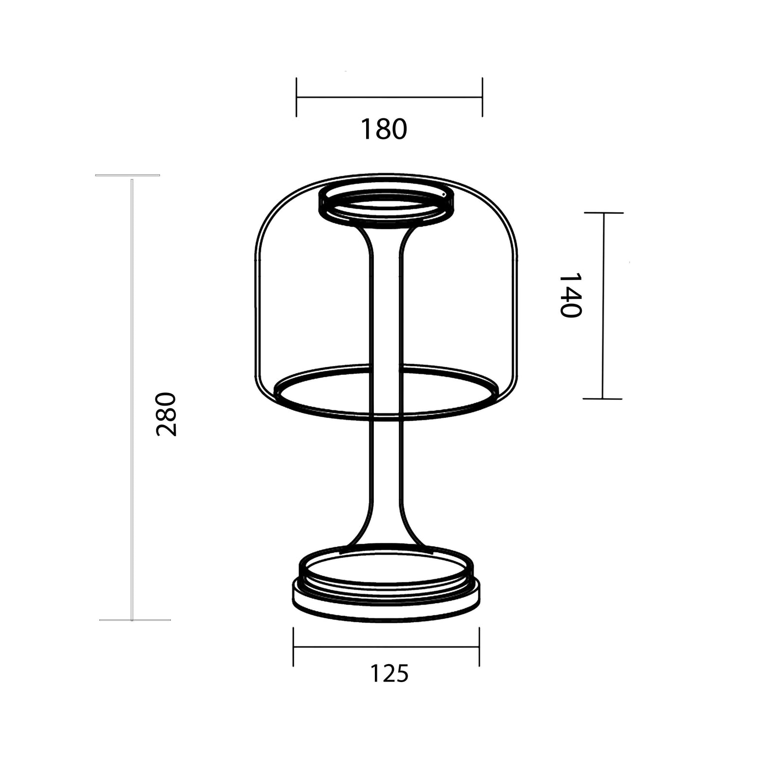 Maytoni Spirito LED Tischlampe 