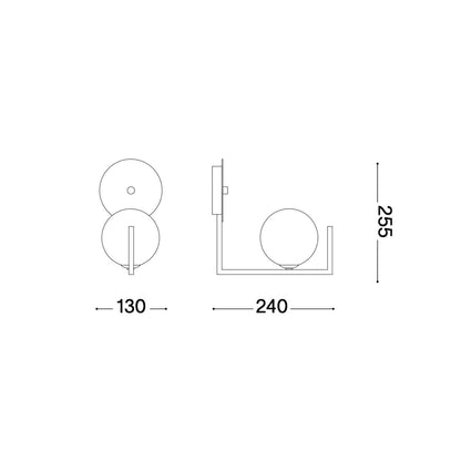 Ideal lux Birds G9 nástěnné svítidlo