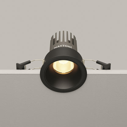 Maytoni Downlight Dip LED 50° Einbau-Rundleuchte  schwarz