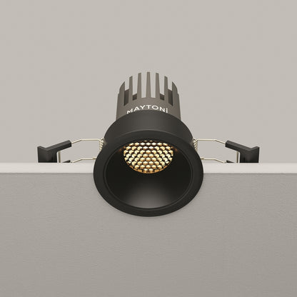 Maytoni Downlight Dip LED 50° Einbau-Rundleuchte  schwarz