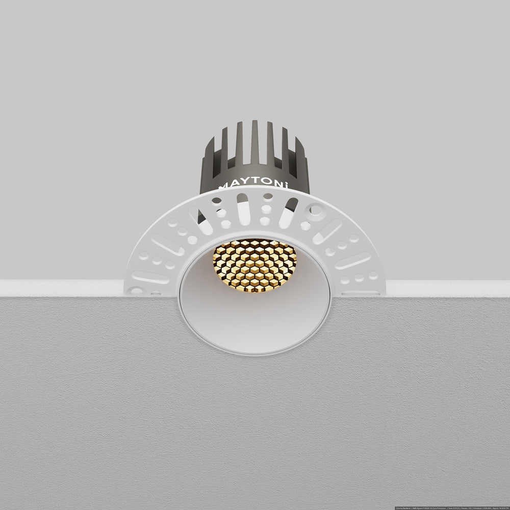 Maytoni Downlight Dip LED 50° Einbau-Rundleuchte  weiß