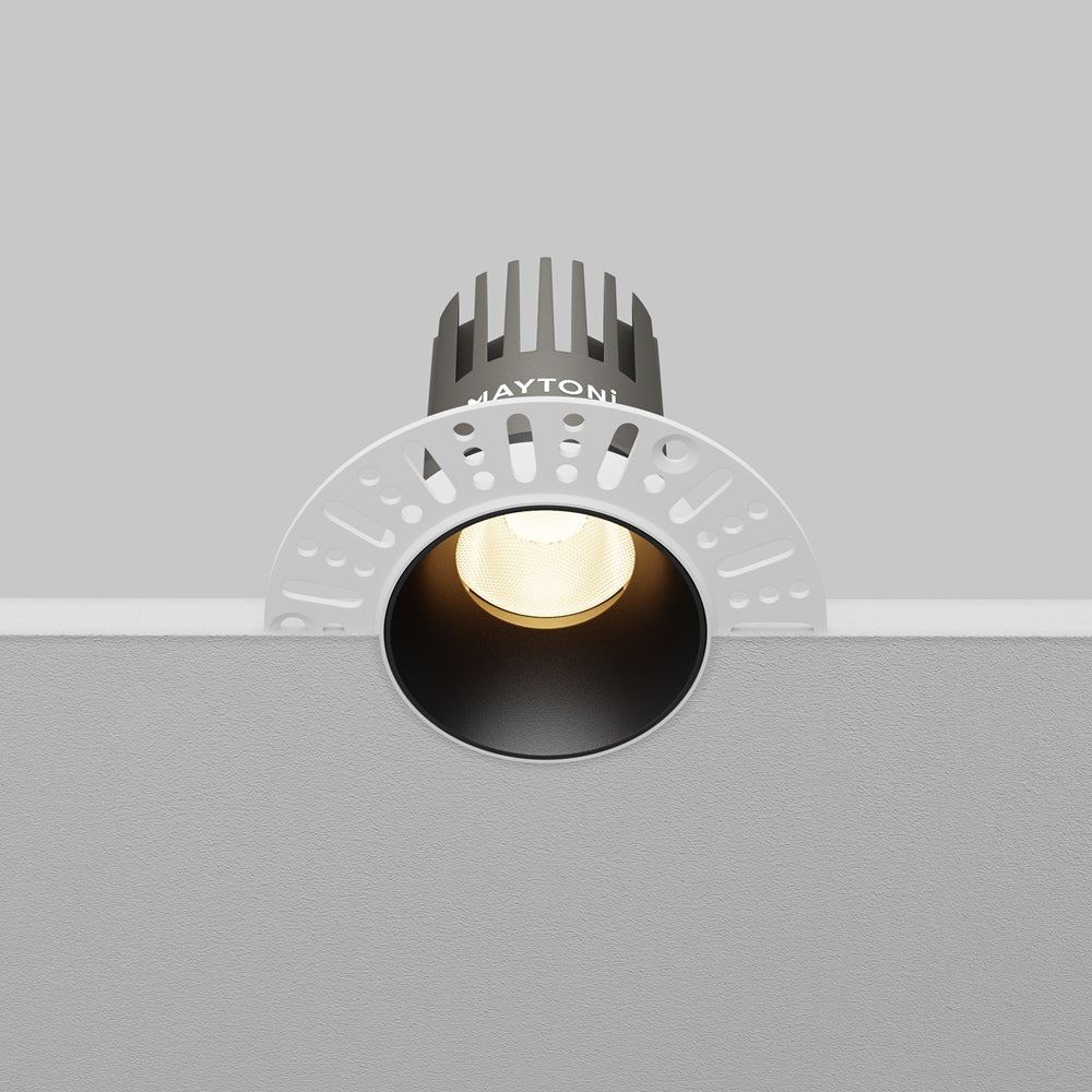 Maytoni Downlight Dip LED 50° Einbau-Rundleuchte  schwarz